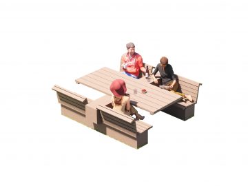 Air3+ picknicktafel